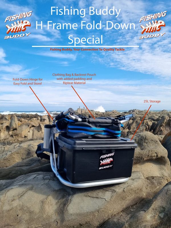 Fishing Buddy H-Frame Pro Series - fold down - Image 4