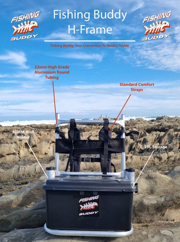 Fishing Buddy H-Frame Pro Series - fold down - Image 7
