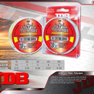 JDB 8X Ultra Tough Braid – Pro Yellow