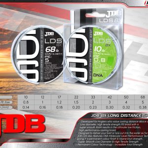 JDB 8X Long Distance Specialist Saltwater braid