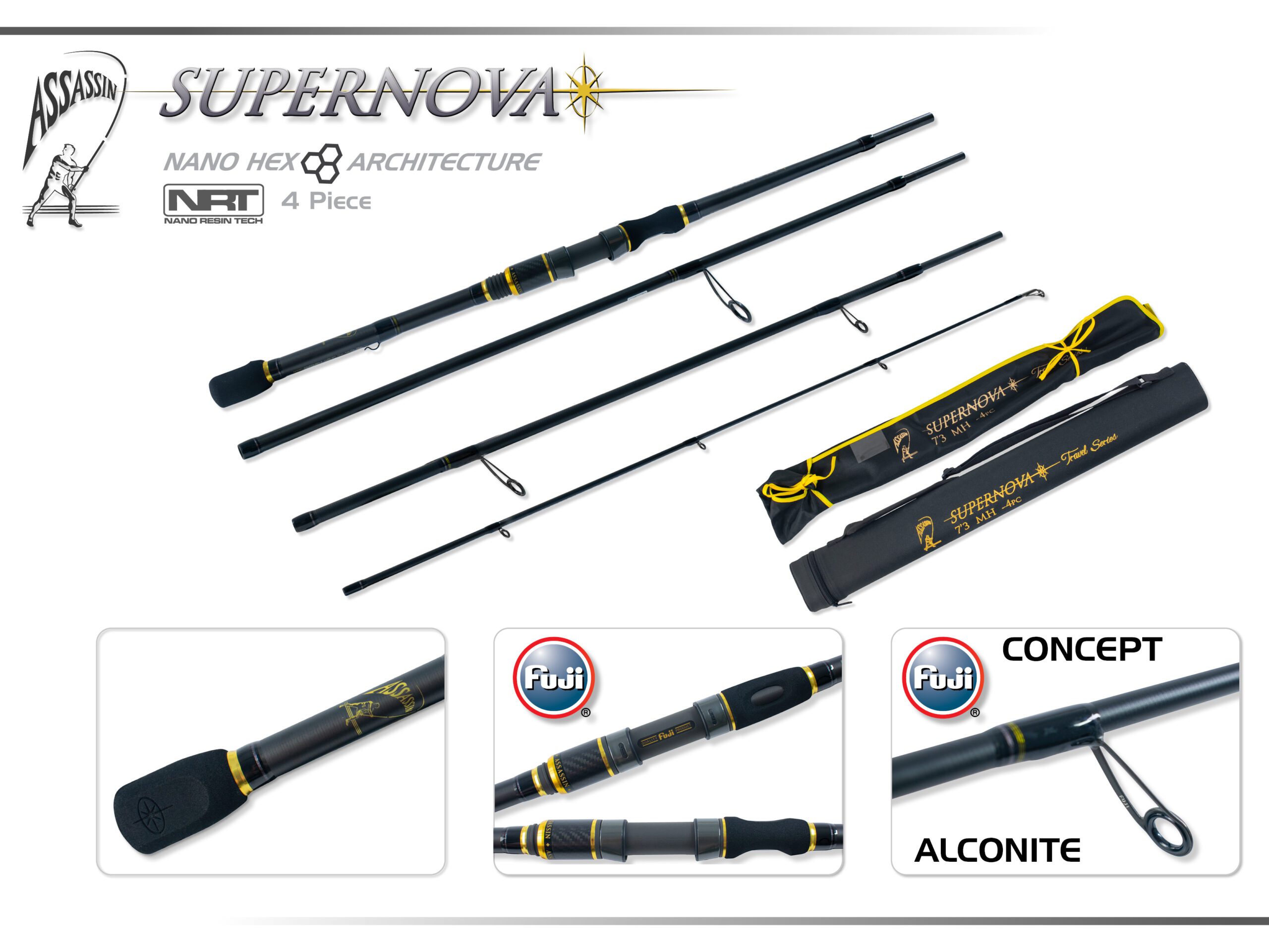 Supernova Travel Series lure rod